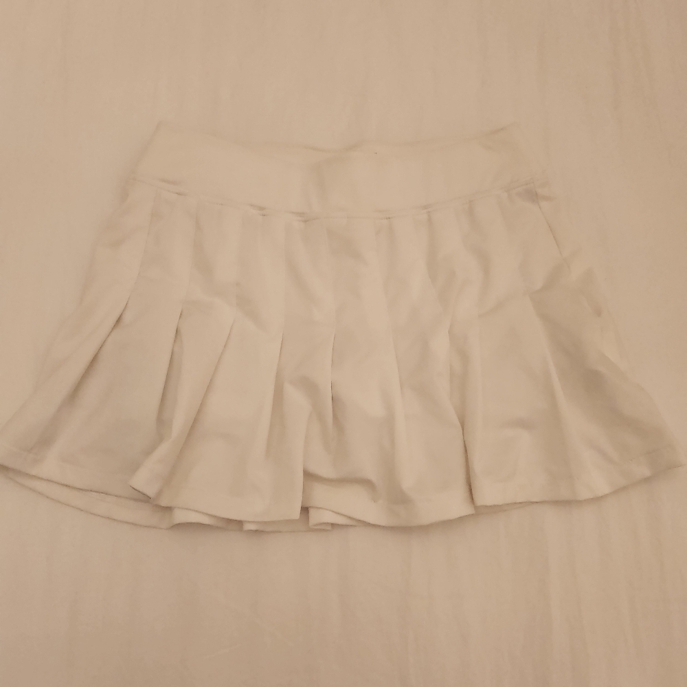 White Prince Pleated Skirt